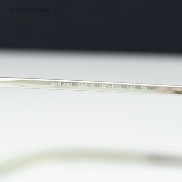 NEW Prada PRA60S 1BC80G Silver Grey Mirror Rectangle Unisex Sunglasses 0PR A60S - Picture 4 of 7